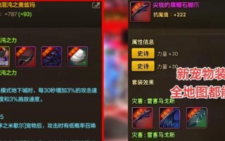 探索DNFPK中宠物装备移动的新趋势（宠物装备移动的发展与应用）