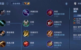 羿极限推塔出装攻略，轻松夺取胜利！（战胜敌人、推倒塔楼，羿英雄出装攻略一览无余！）