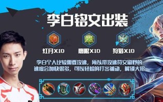 李白的出装铭文攻略（打造无敌李白，铭文搭配不容忽视）