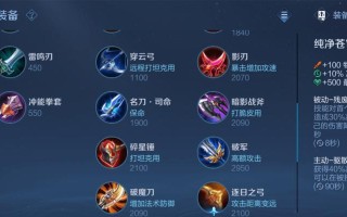 王者荣耀亚斯出装攻略（王者荣耀亚斯出装及技巧详解）
