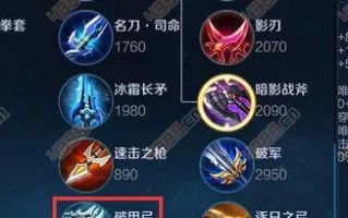 项羽出装打法攻略（全面剖析项羽的装备选择与打法）