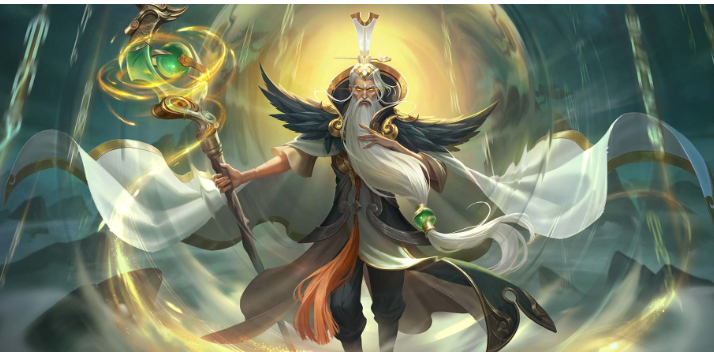 《王者荣耀》魔导之力：姜子牙的法术与辅助能力（魔导老者的法术之光）-第1张图片-游趣乐园