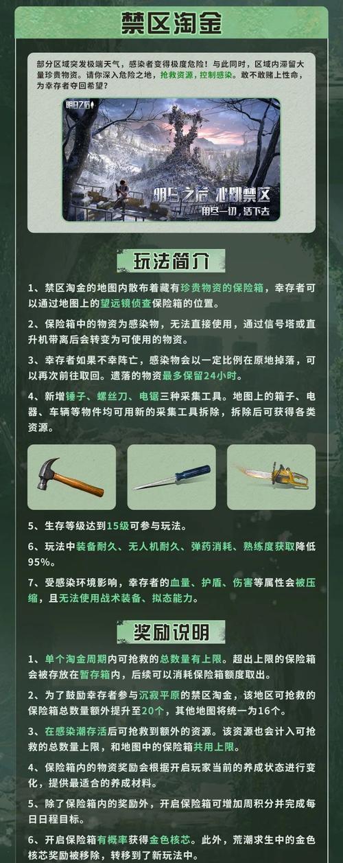 明日之后新版本攻略（揭秘全新挑战与冒险，成为最强生存者！）-第2张图片-游趣乐园