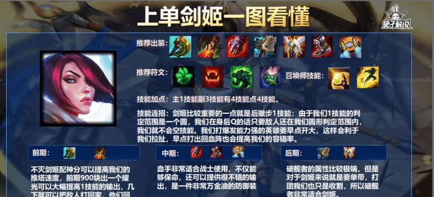 剑姬旧版出装攻略（一名优雅的刺客，让剑舞再度绽放光芒！）-第3张图片-游趣乐园